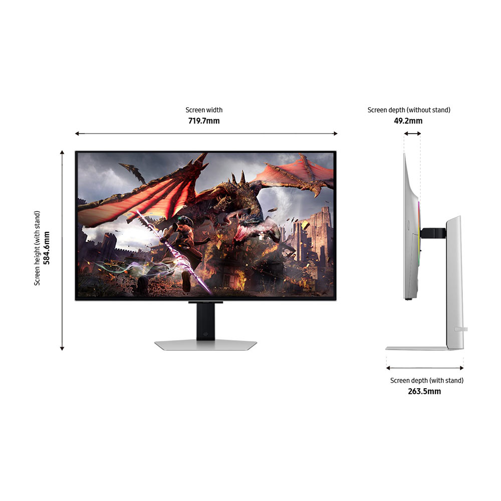 Samsung LS32DG802 Monitor 32-Inch QHD Gaming Display - Image 10