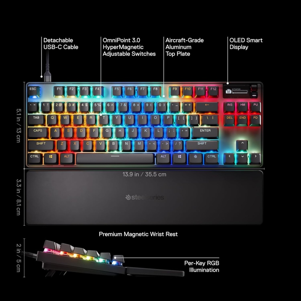SS Apex Pro TKL Gen 3 - Gaming Keyboard - Image 2