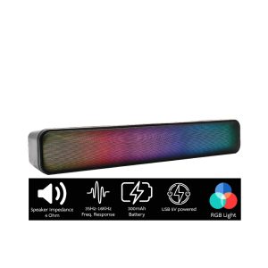 TM Sound bar TM-Q6 - RGB Wireless Bluetooth