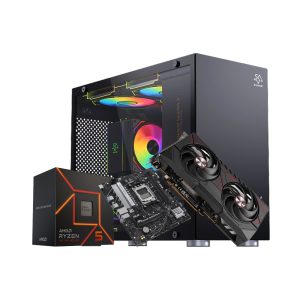 Gaming PC Ryzen 5 7500F RX 9060 XT 16GB DDR5 500GB SSD
