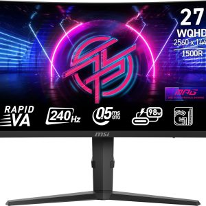 MSI MPG 275CQRXF 27-inch WQHD 240Hz Curved Gaming Monitor