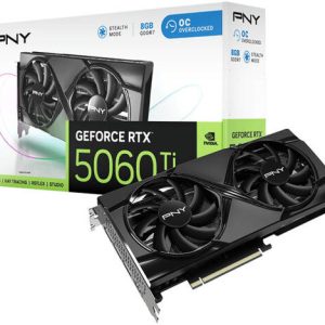 RTX 5060 Ti 8GB Overclocked Dual Fan Graphics Card PNY GeForce