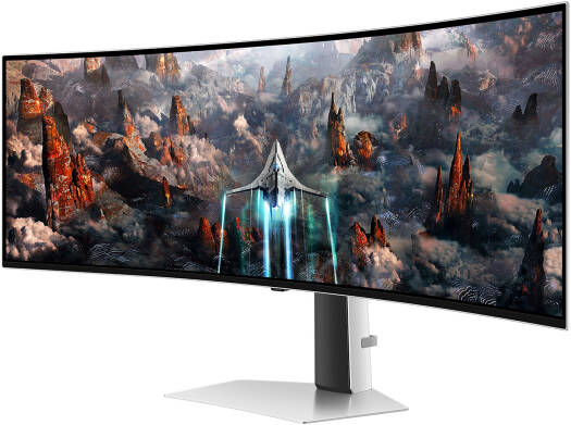 SAMSUNG Odyssey G9 G93SC Gaming Curved Monitor, 49" Dual 2K OLED Display, 240Hz Refresh Rate, 0.03ms (GtG) Response Time, FreeSync Premium Pro & G-Sync - Image 3
