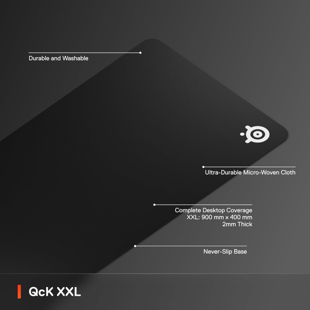 SS QcK XXL Gaming Mouse Pad – 900 x 400mm Cloth Mouse Pad - Image 5