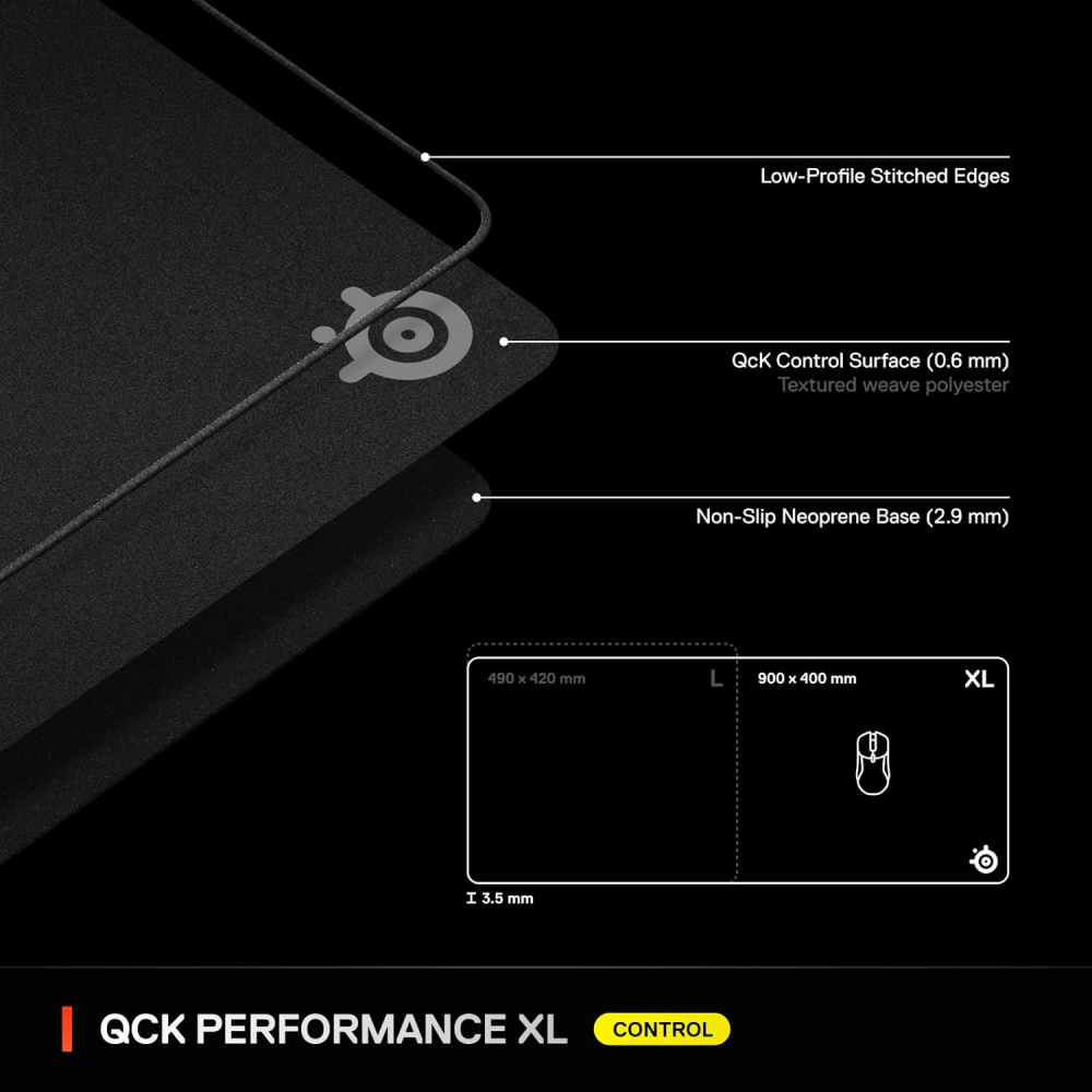 SS QcK Performance XL - Control Gaming Mouse Pad - Image 5