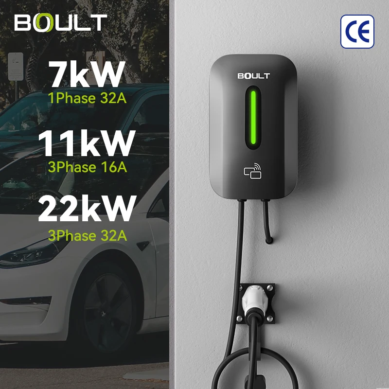 Type 1/type 2/gbt Wallbox Ev Charger