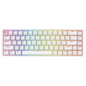 K GAMING BlackShadow GZ-068 Tri-Mode Mechanical Keyboard Blue Switch Arabic English